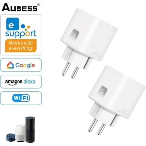 Ewelink Home Smart Wifi Plug Socket Mobile Phone Remote Timing Remote Control Compatible With Alexa Google Home Smart Home EU