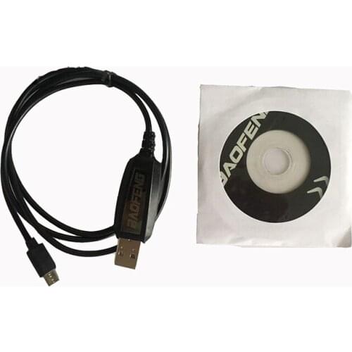 USB Programming Cable Line 400-470mhz Baofeng bf-t1 with CD Firmware Frequency accessories Mini Walkie Talkie radio baofeng t1