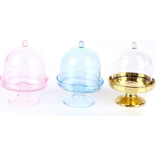 10csTransparent Plastic Tray Candy Box Wedding Candy Box Baby Shower Birthday