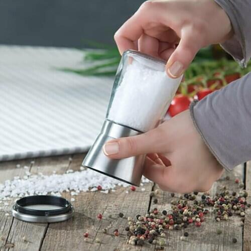 Creative 2Pcs Manual Pepper Grinder Tools Home Kitchen Herb Grinders Cooking Accessories Manual Pepper Grinder Ceramic Core