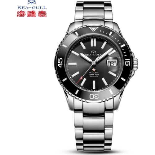 2021 Seagull Mens Watch Ceramic Ocean Star 200 Meters Waterproof Business Fashion Automatic Mechanical Watch 416.22.1201