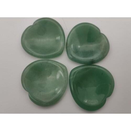 4cm Thumb-shaped nepenthe water drop concave energy healing stone crystal heart Aventurine