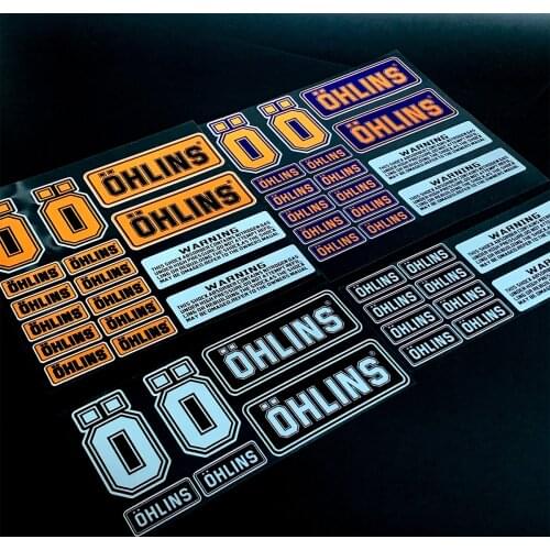 Moto Sticker Accessory 3M Highly Reflective Suspension Modification decoration Motorcycle Waterproof Decal