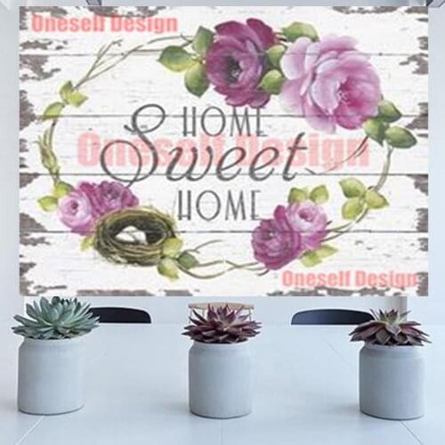 5d diamond painting full square home sweet home diy diamond mosaic sale home 5d diamond embroidery sale livingroom wall sticker