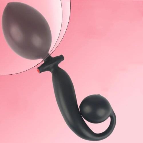 Go Out Huge Inflatable Dog Tail Anal Dildo Pump Butt Plug Vagina Anus Dilator Stimulate Prostate Massage Sex Toys For Women Man