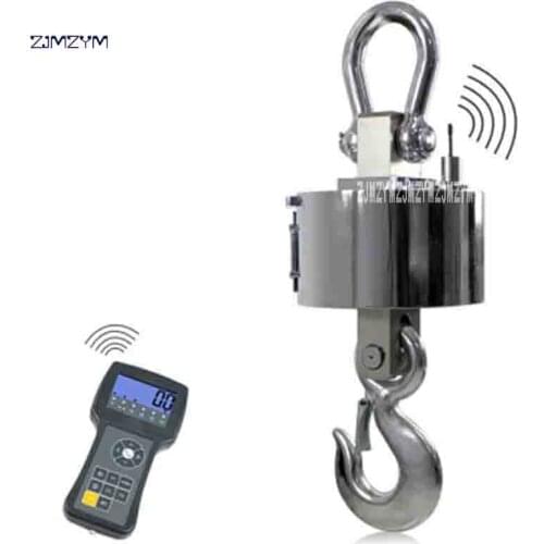 ZJMZYM New Arrival OCS-5T 5 Ton Hook Scale Wireless Digital Electronic Hanging Crane Scale With Wireless Handheld Meter 5T/2KG