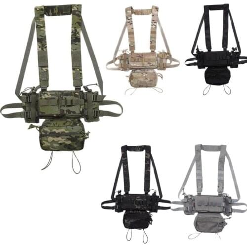 Multicam/Brown/Black/mcbk Tactical Airsoft Micro Fight Chassis MK3 Chest Rig