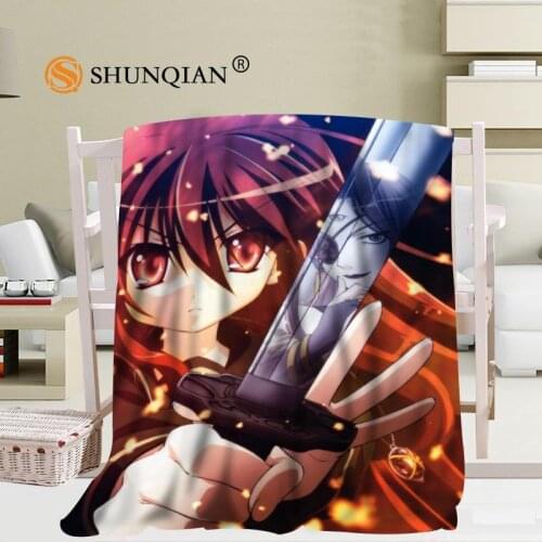 Shakugans Shana Blanket Soft DIY Sofa Bed Throw Blanket Kid Adult Warm Custom Blanket 56x80Inch50X60Inch40X50Inch