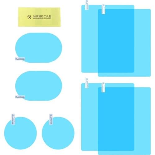 2021 New 8 Pcs Car Rear View Mirror Rainproof Film Anti-Fog Clear Protective Sticker Anti-Scratch Waterproof Mirror Window Film