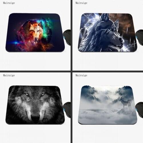 Mairuige New Store Promotion Animals Wolves Funny Vivid Hot Wolf Slim Mouse Pad Size 220X180x2MM Anti-slip Mousepad PC Mouse Pad