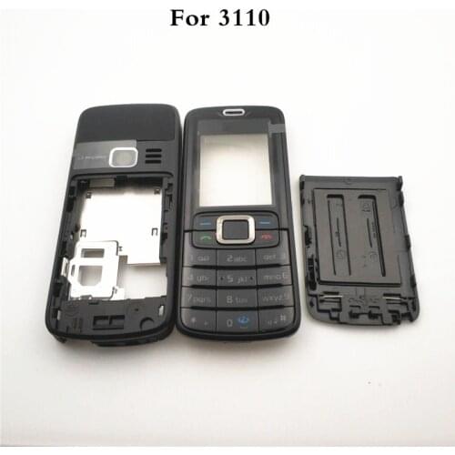 Original For Nokia 3110 3110C Housing Front Faceplate Frame Cover Case+Back cover/battery door cover+Keypad