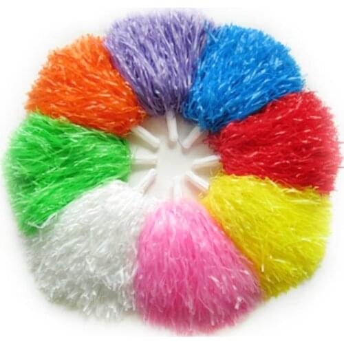 Pom Poms Cheerleading Cheer Cheerleading Supplies Square Dance Props Color Can Choose Flower Dance Cheerleading Team Handbal SN