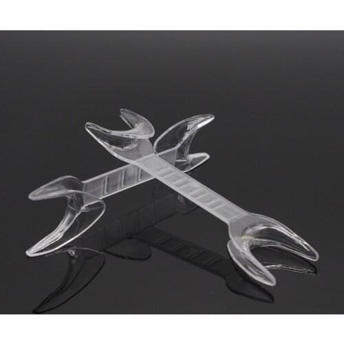 Dentistry Transparent Double-headed New Type T-Shape Intraoral Cheek Lip Retractor Intraoral Cheek Retractor