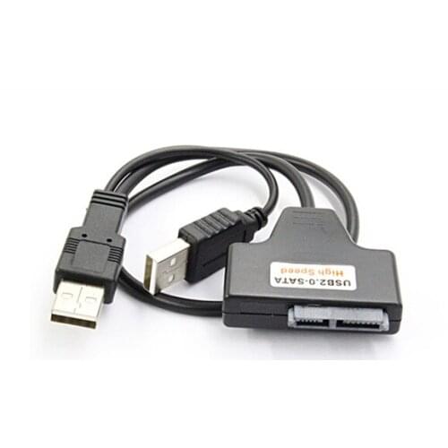 USB Easy Drive Line Notebook Optical Drive Adapter Cable External Optical Drive USB Cable USB to SATA 7+6