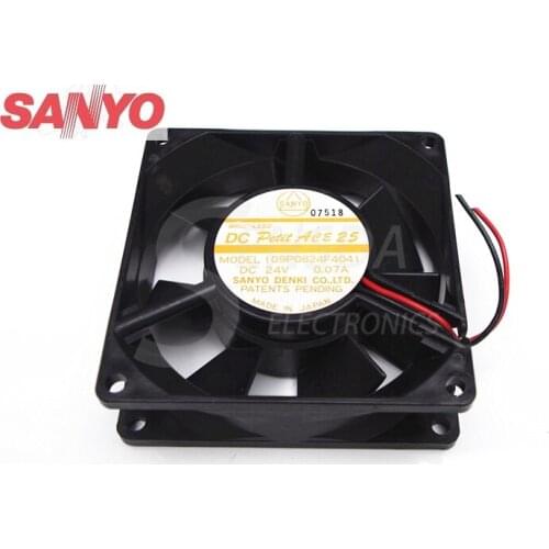 For Sanyo 24V 0.07A 109P0824F4041 cooling fans 8cm 8025 80x80x25mm 8cm