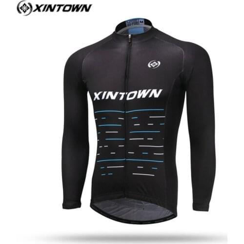 Xintown 2018 pro team Cycling Jersey Long Sleeve Men Autumn Racing Sport Cycling Clothing mtb Road Bike Jersey Bicycle Clothes