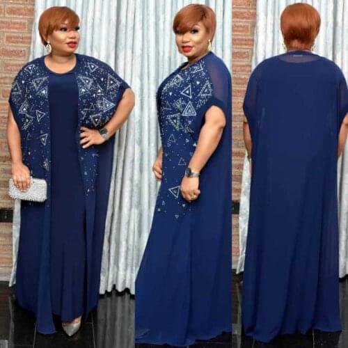 Length 150cm 2 Piece Set African Dresses For Women Africa Clothing Muslim Long Dress Length Fashion African Dress For Lady