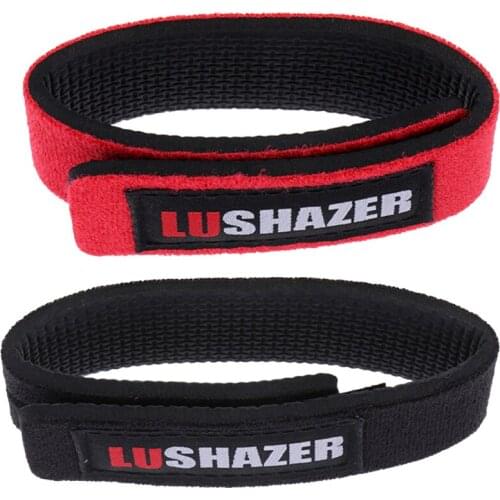 2 Pieces High Elastic Fishing Belt Strap Sleeve Fishing Pole Tie Wrapping Band Pack with Elastic Carp Fishing Rod Belt Tackles