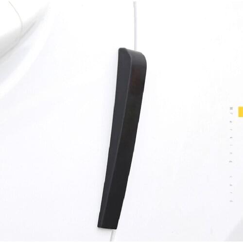 6PC Car Door Edge Guard Strip Scratch Protector Rearview Mirror Protector Rubber Bumper Anti-collision Sticker Trim Guard Carbon