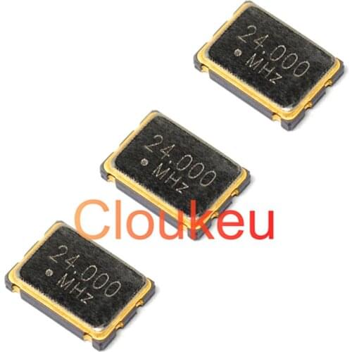 7050 5*7mm 5070 Active oscillator crystal 1M 1.8432M 2.048M 3.579M 3.6864M 4M 4.096M 5M 6M 6.144M 7.3728M 8MHz 4pin