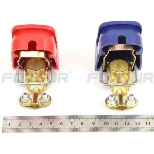 FOXSUR 12V Car Battery Quick Release Connector, Battery Fast Disconnect Terminal Connector, Car battery jump start Connector