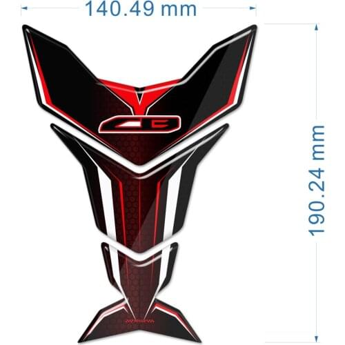 For Honda CB300R CB300F CB500X CB1000R CB400 CB650R CB650F CB500F CB1300 Emblem Badge Logo Protector Fairing Stickers Tank Pad