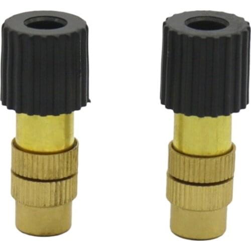 Brass Nozzle Cooling Watering Garden Drip Irrigation Spray Cooling System Plant Watering Sprinkler Garden sprayer 50 Pcs