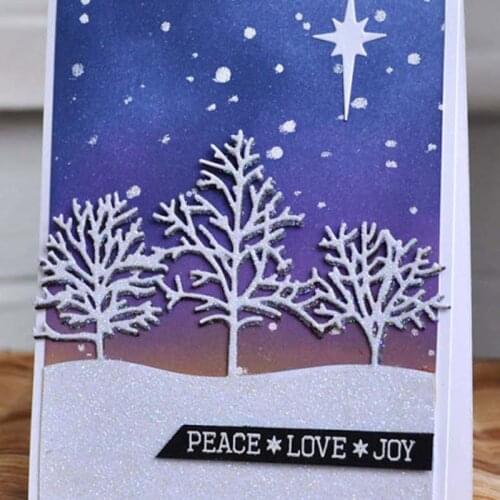 YYSD Trees DIY Metal Cutting Dies Stencil Scrapbooking Photo Album Stamp Paper Card Art Crafts Decor