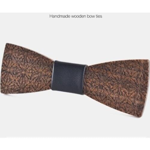 Fashion Handmade wooden bow tie Distinctive bow tie for party wedding 1order=1pc size:12*4cm