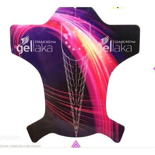 NEW 2016 3D 300pcs/Roll in 1 Roll Plane-shape Self Adhesive Gel Nail Extension Nail Forms for Acrylic Nails Tips