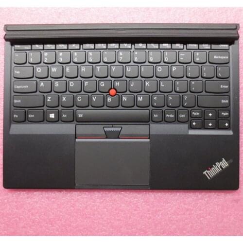NEW Original for Lenovo ThinkPad X1 Tablet 1st Backlit Backlight US External Keyboard Palmrest Bottom Base Cover Touchpad
