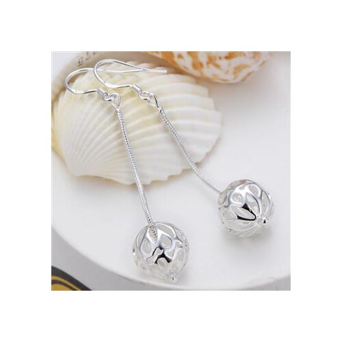 Wholesale fashion jewelry M925 Silver color Earrings,Six claw zircon earrings,M925 Silver color Earrings wholesale jewelry E084