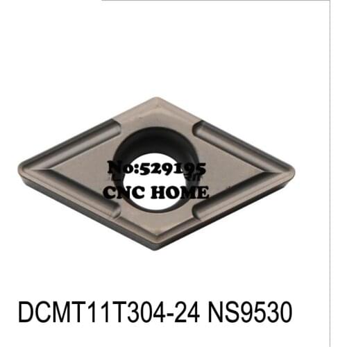 Original DCMT DCMT11T304 DCMT11T304-24 DCMT11T304-PS DCMT11T308-PS NS9530 Carbide inserts Lathe cutting turning