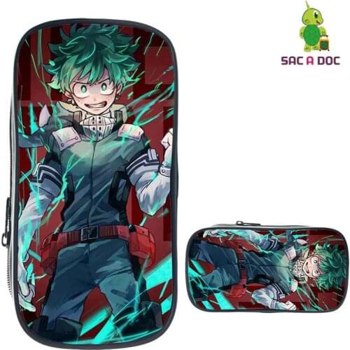 Boku No Hero Academia Kids Pencil Bag Fashion New High Quality Pencil Holder Beautiful Student Boys Girls Cute Pen Box Anime Bag