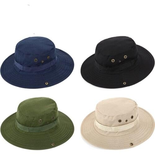 New summer camping mountaineering Sun Hat outdoor fishing fisherman heated hat wide brim hunting tactical