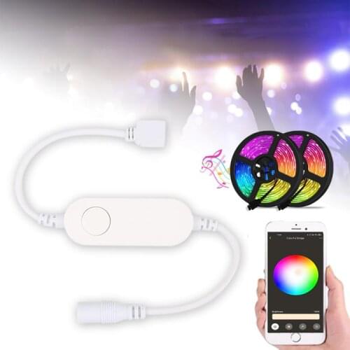 Tuya Zigbee 3.0 Smart RGB Light Strip 5-24V LED RGB Controller Remote Control Brightness Adjustable Light Strip Control Dropship