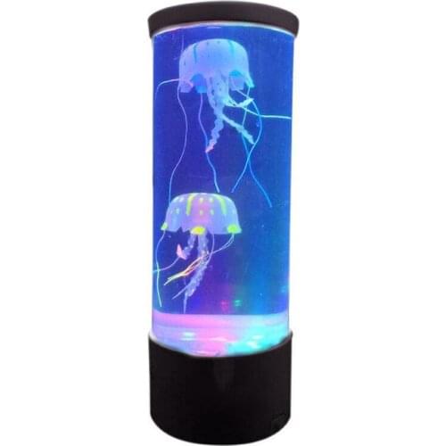 USB sport colorful jellyfish lamp aquarium LED tank table lamp night light discoloration mood lamp home decoration magic lamp