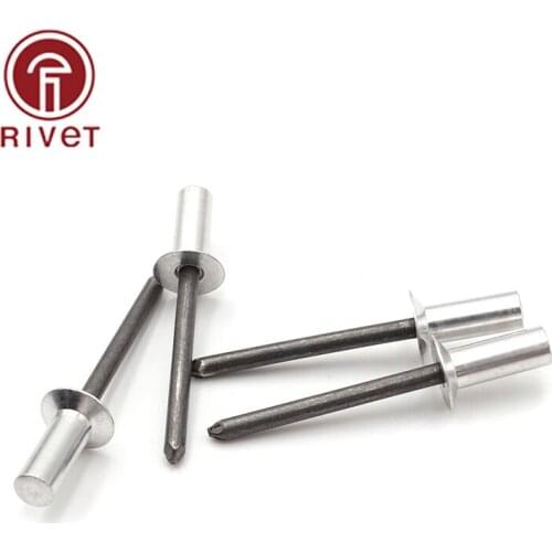 M3.2x6/7/8/9/10/11/13/14/18mm Aluminum Steel Closed End Blind Rivet For Machinery Electric Equipment Furniture Countersunk Rivet