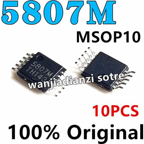 New and original RDA5807M RDA5807 FM Wireless stereo radio chip 5807M MSOP10，Stereo radio module, FM radio module