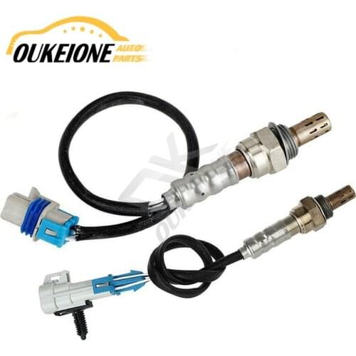 2pcs 4Wires Lambda Oxygen Sensor for 05 06 07 Chevrolet Equinox Uplander 3.5L 3.4L 3.9L Upstream Downstream 234-4667 234-4668