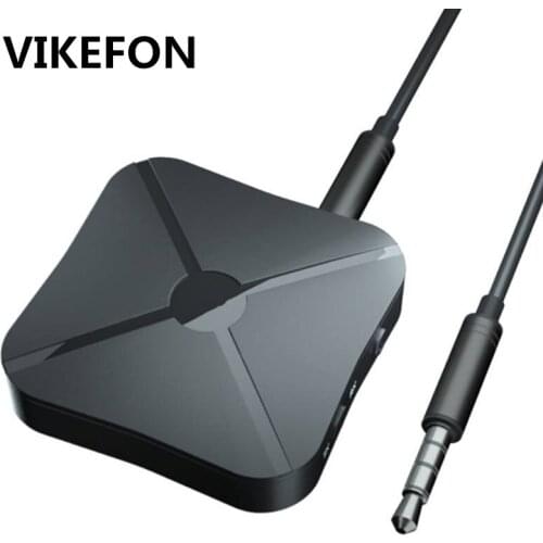 2 IN 1 Bluetooth 5.0 Audio Receiver Transmitter Stereo Wireless Adapter 3.5MM 3.5 AUX Jack RCA For Speaker TV Car PC Headphones