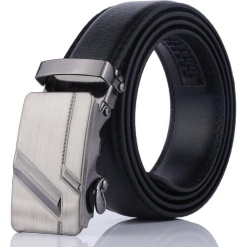 2021 classic new hot sale 105-120cm youth fashion all-match unisex automatic laser buckle belt