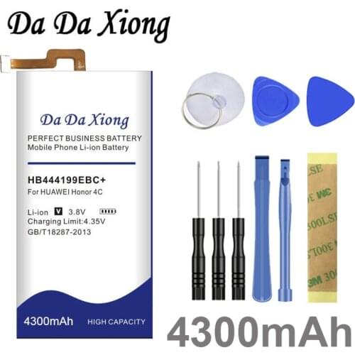 Da Da Xiong 4050mAh HB444199EBC+ Battery for Huawei Honor 4C C8818 Phone Battery