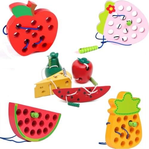 Montessori Toys Fun 3D Wooden Toys Children Early Learn Baby Educational Maths Toy Birthday Teaching Kids Boy Girl Gift