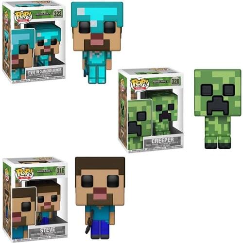 My World Creeper Action Figures PVC Model Doll Toys Christmas Gifts