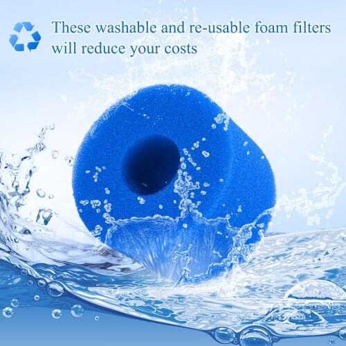 Pool Filter Outdoor Reusable Washable Sponge Cushion Swimming Pool Filter Foam Cartridge Foam Basin For Intex S1 Type SPA