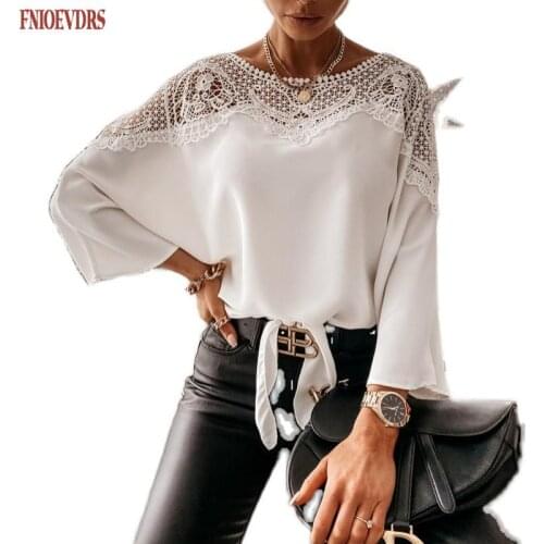 Женские белые рубашки FNIOEVDRS China At AliExpress