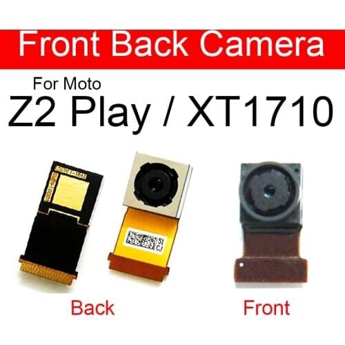 Front & Main Rear Camera For Motorola Moto Z2 Play XT1710 Small Facing & Big Back Camera Module Replaceement Repair Parts