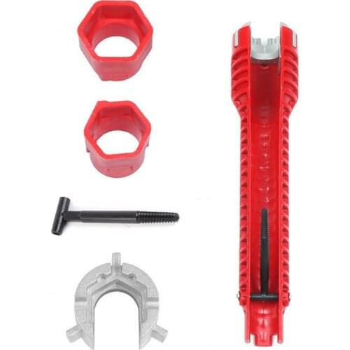 8 In 1 Flume wrench Kitchen Repair Sink Installer Plumbing Tool Repair Wrench Kitchen Assembly Plumbing Installation Wrench
