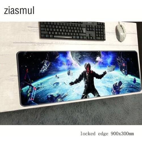 Dead space mousepad gamer 900x300x3mm gaming mouse pad Indie Pop notebook pc accessories laptop padmouse Cartoon ergonomic mat